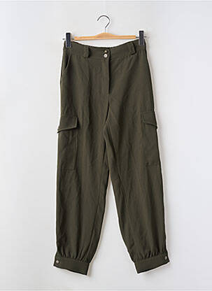 Pantalon cargo buzunare talie înaltă verde KOCCA femeie