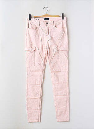 Pantalon cargo roz PIECES femeie