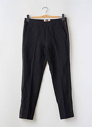 Pantalon 7/8 talie cu cleme mărime normală negru IRIS MITTENAERE FOR MORGAN femeie