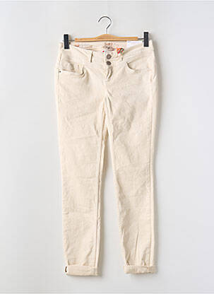 Blugi cu croială slim bej STREET ONE femeie