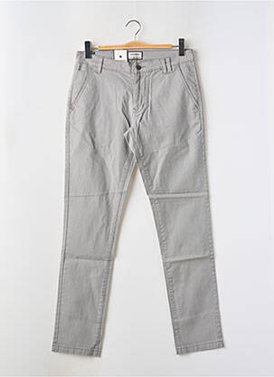 Pantalon chino țesătură poplin mărime normală gri SHINE ORIGINAL femeie