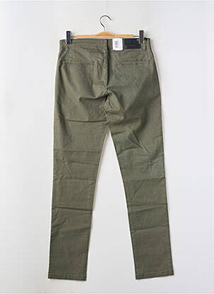 Pantalon chino țesătură poplin mărime normală verde SHINE ORIGINAL femeie