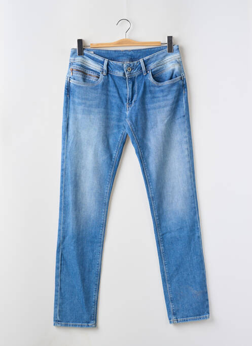 Blugi cu croială slim albastru PEPE JEANS femeie