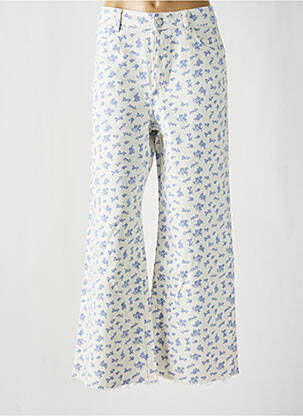 Blugi cu croială largă alb MNG femeie