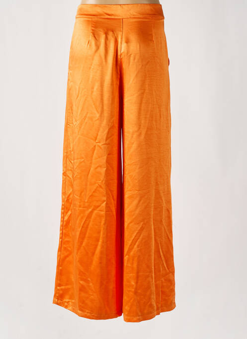 Pantalon larg portocaliu AMELIE & AMELIE femeie