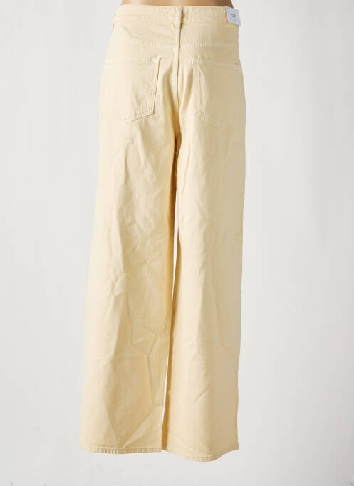 Blugi cu croială largă bej VILA femeie