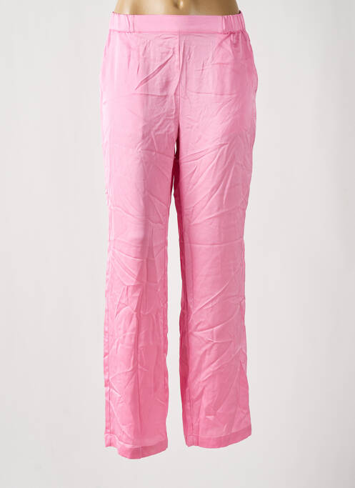 Pantalon larg roz VERO MODA femeie