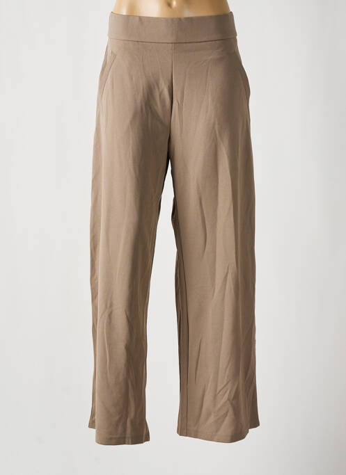 Pantalon larg bej JDY femeie