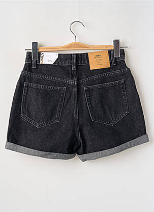Șort țesătură denim talie înaltă negru ONLY femeie