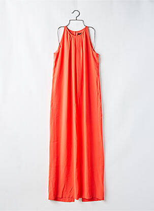 Rochie lungă fără mâneci fără mâneci portocaliu BCBGMAXAZRIA femeie