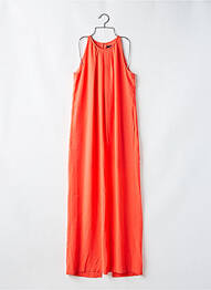Rochie lungă fără mâneci fără mâneci portocaliu BCBGMAXAZRIA femme