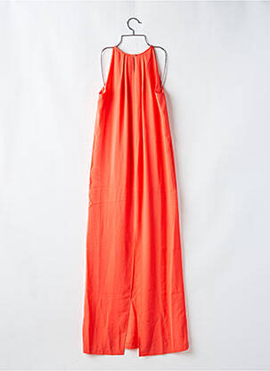 Rochie lungă fără mâneci fără mâneci portocaliu BCBGMAXAZRIA femeie