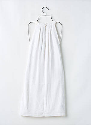 Rochie midi croială fluidă fără mâneci alb BCBGMAXAZRIA femeie