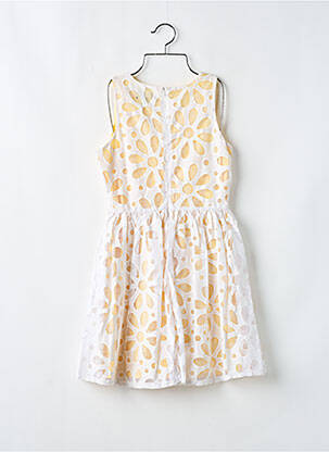 Rochie scurtă fără mâneci fără mâneci galben YUMI femeie