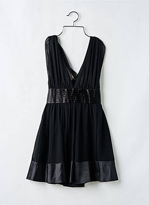 Rochie scurtă fără mâneci fără mâneci negru NAF NAF femeie