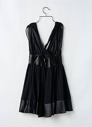 Rochie scurtă fără mâneci fără mâneci negru NAF NAF femeie
