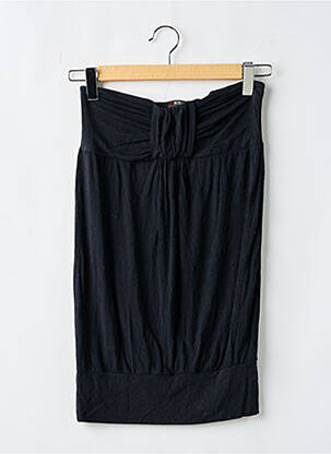 Tunică fără mâneci mâneci tip bustier negru MORGAN femeie