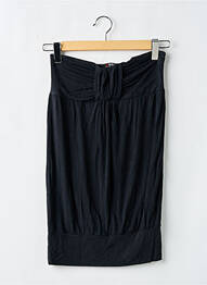 Tunică fără mâneci țesătură jersey negru MORGAN femme