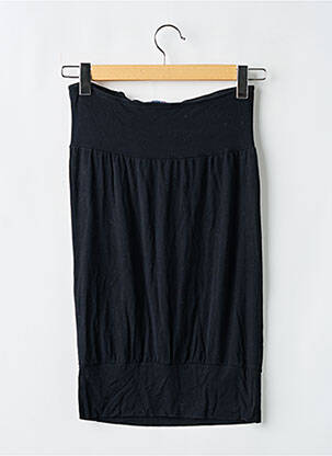 Tunică fără mâneci mâneci tip bustier negru MORGAN femeie