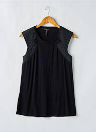 Top țesătură jersey fără mâneci negru BCBGMAXAZRIA femme