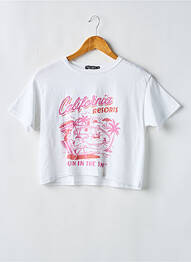 Tricou imprimeu fantezie mâneci scurte alb NASTY GAL femme