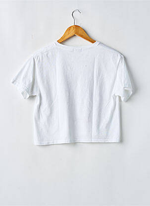 Tricou imprimeu fantezie mâneci scurte alb NASTY GAL femeie