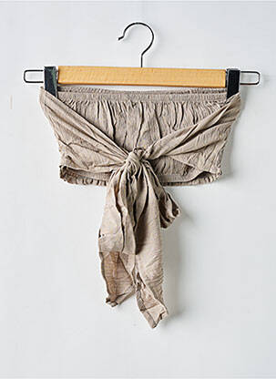 Top bej NASTY GAL femeie