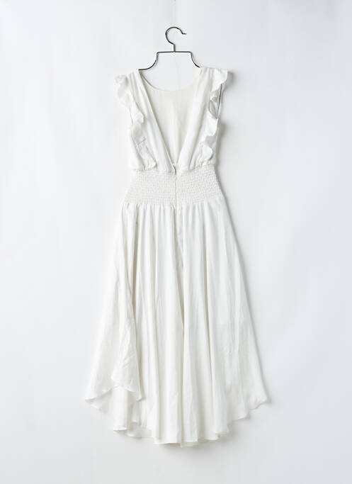 Rochie lungă alb MORGAN femeie