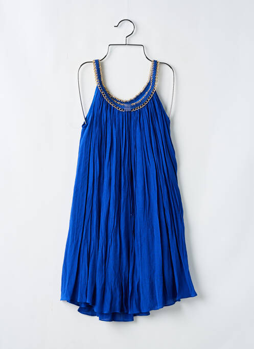 Rochie scurtă albastru SUNCOO femeie