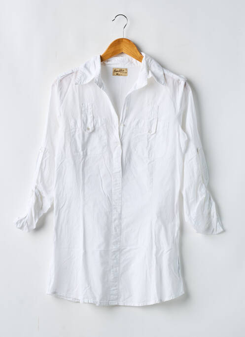 Cămașă alb BERSHKA femeie