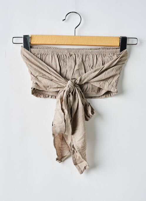 Top bej NASTY GAL femeie