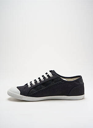 Adidași țesătură satinată vârf rotund negru CALVIN KLEIN bărbat