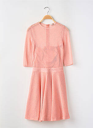 Rochie scurtă mâneci 3/4 mâneci 3/4 portocalie PAUL & JOE femeie