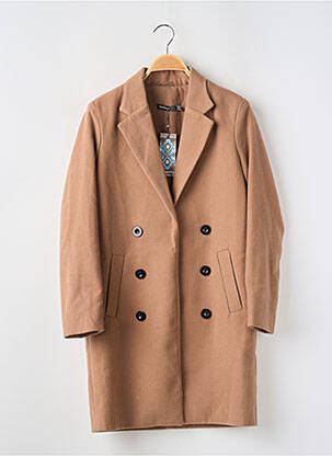 Palton lung maro BOOHOO femeie