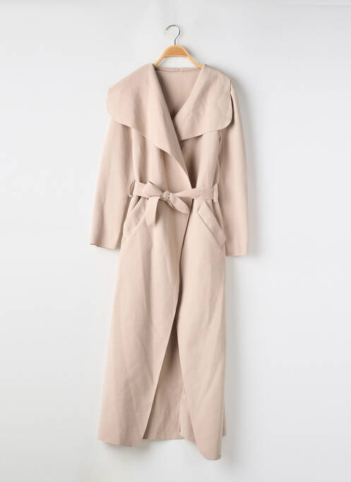 Palton lung bej SANS MARQUE femeie