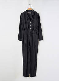 Salopetă-pantalon buzunare mâneci lungi negru ASOS femme