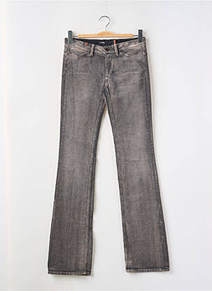 Pantalon evazat elasticitate talie joasă gri NOTIFY femeie