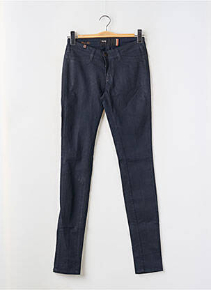 Blugi skinny elasticitate talie joasă albastru NOTIFY femeie