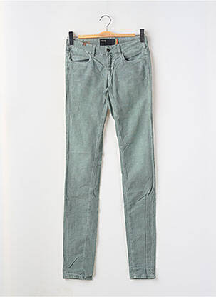 Pantalon slim talie joasă talie joasă verde NOTIFY femeie