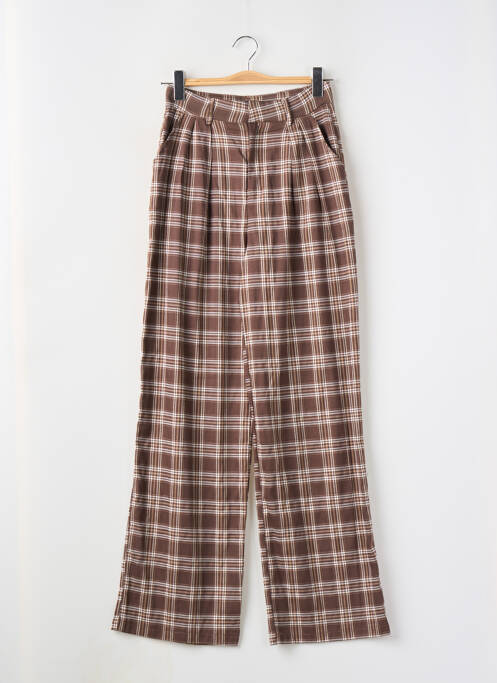 Pantalon larg maro NASTY GAL femeie