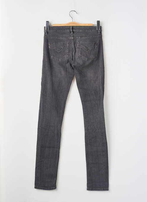 Blugi cu croială slim gri TOPSHOP femeie