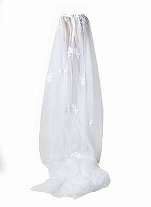 Rochie de mireasă fără mâneci alb SANS MARQUE femeie