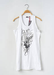 Tunică fără mâneci țesătură jersey alb FIRETRAP femme