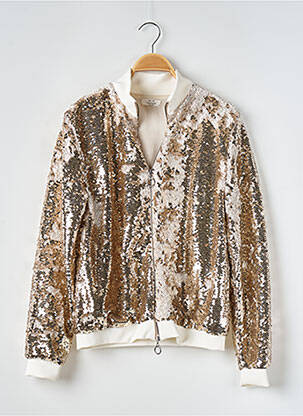 Geacă auriu CREAM & ROUGE femeie