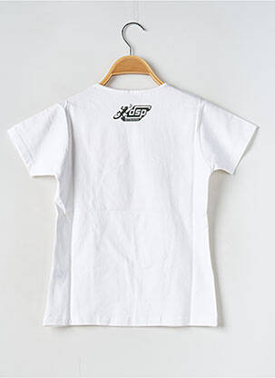 Tricou imprimeu fantezie mâneci scurte alb DON'T STOP THE PARTY femeie