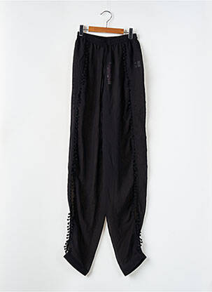 Pantalon drept țesătură crep talie înaltă negru BOOHOO femeie