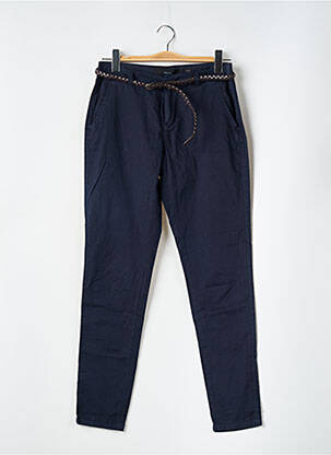 Pantalon chino țesătură poplin mărime normală albastru VERO MODA femeie