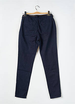 Pantalon chino țesătură poplin mărime normală albastru VERO MODA femeie
