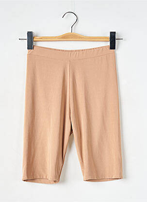 Pantalon de ciclism efect material satinat talie înaltă culoare piersică PRETTY LITTLE THING femeie