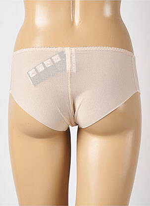 Shorty efect material satinat culoare piersică EMPREINTE femeie